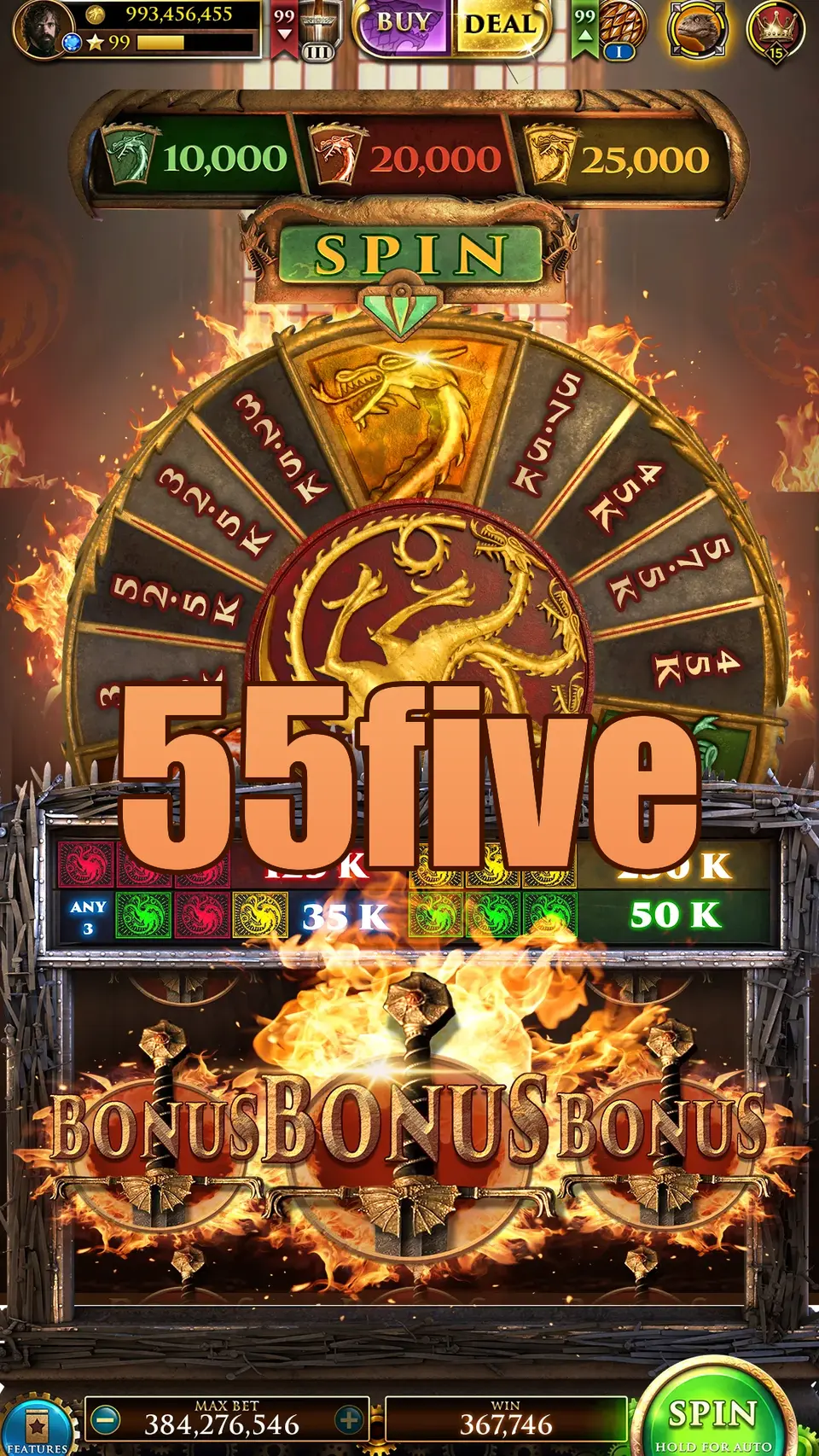 55five Masuk